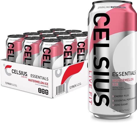 Amazon.com : CELSIUS ESSENTIALS™ Sparkling Grape Slush, Sugar Free ...