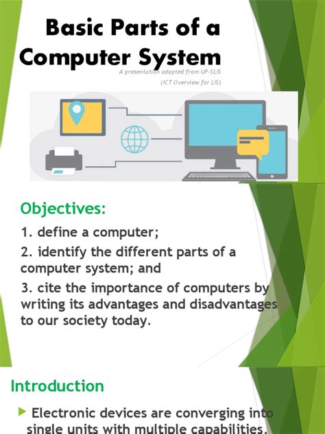 Image result for Basic Components of Computer System