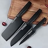 Buy Rylan Stainless Steel 3 Pieces Professional Kitchen Knife Set, Meat ...