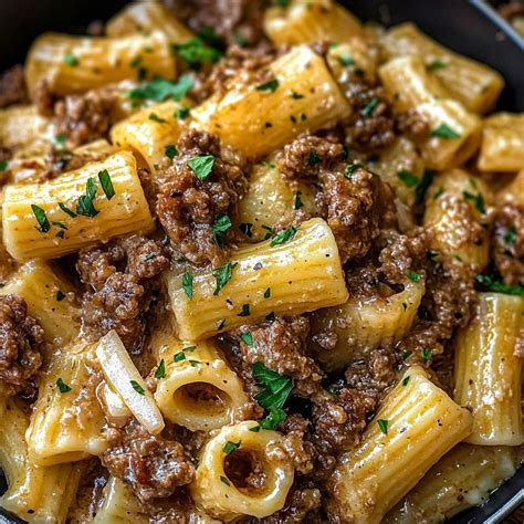 Creamy Beef Pasta Recipe