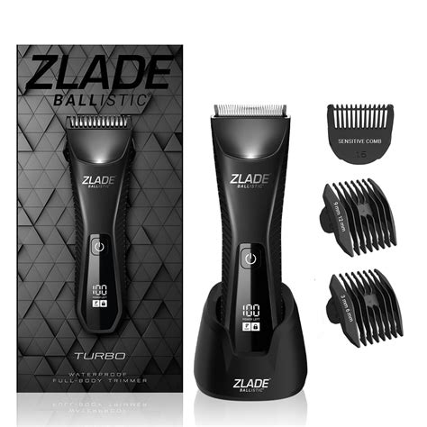 Zlade Ballistic TURBO 3.0 Full Body Manscaping Trimmer for Men | Body ...