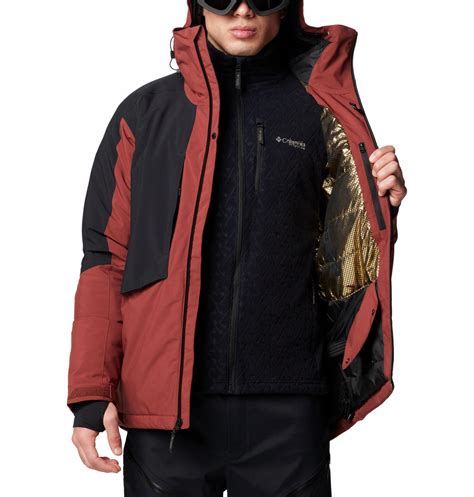 Columbia Men Red Highland Summit II Jacket