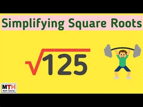 Simplify square root of 125 | Root 125 - YouTube
