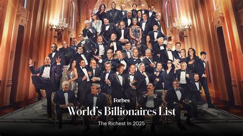 Forbes 2025 Billionaires List - The Richest People In The World Ranked