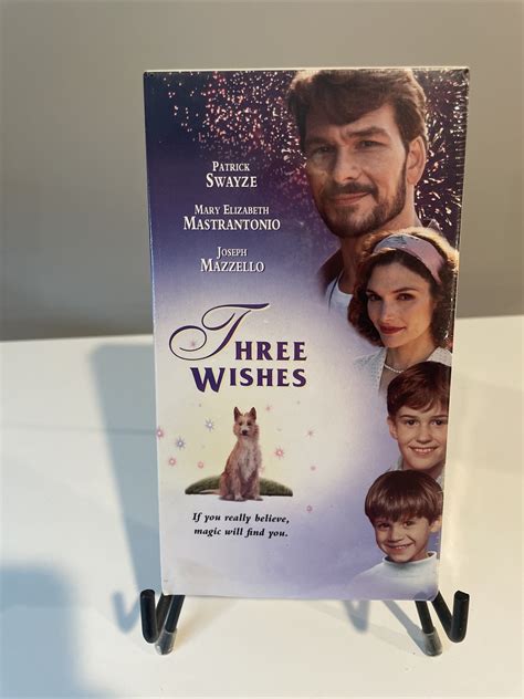 Three Wishes - VHS - 1995 Movie - Patrick Swayze - Brand New - Factory ...