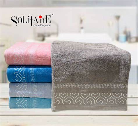 GRACE PREMIUM COTTON BATH TOWEL – Solitaire Home Elegance