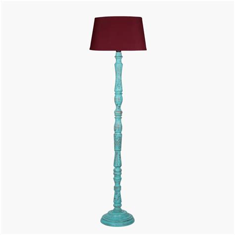 Buy HOMESAKE Wooden Floor Lamp from Homesake at just INR 6798.0
