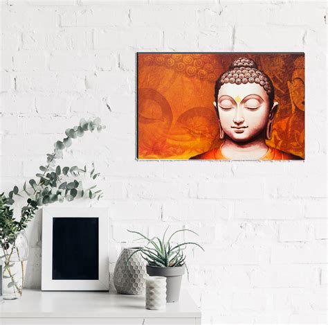 6MM MDF Spiritual Lord Buddha Satin Matt Texture UV Art Painting ...
