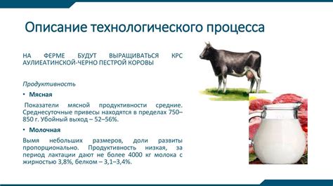 Бизнес проект "Разведение пород крупного рогатого скота молочного ...