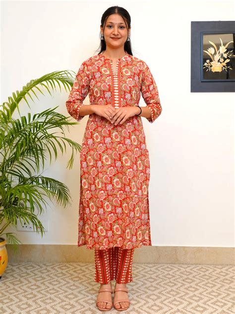 Buy Pure Cotton Kurtas,Kurta Sets n Dresses for Women Online in India ...