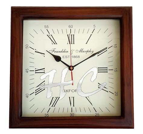 Buy Regent Crafts 12" Nautical Franklin & Murphy Roman Numerals Square ...