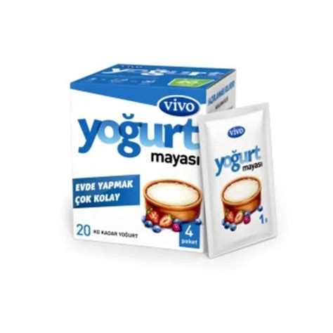 Vivo Yoğurt Mayası Paket (4 Adet)