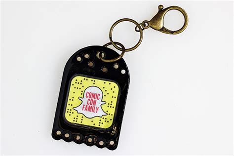 DIY Snapchat Code Keychain - Craft Tutorial