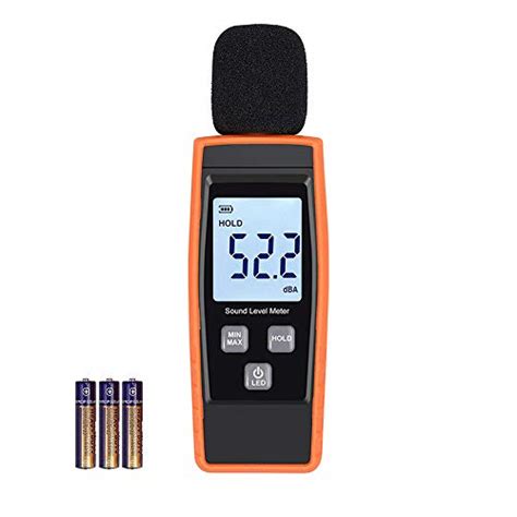 Buy MEEARO Decibel Meter, Digital Sound Level Meter 30-130 dB Audio ...