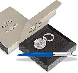 Parker Jotter Std CT Ball pen Blue With Perpectual Calendar Key Chain ...