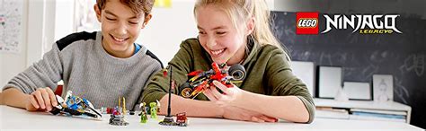 LEGO NINJAGO Kai's Blade Cycle & Zane's Snowmobile Building Blocks For ...