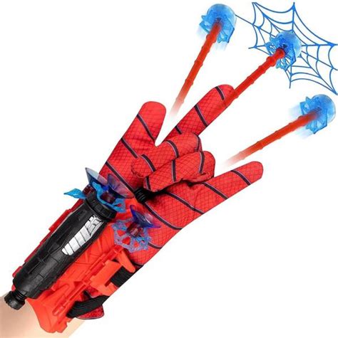 KIDOLOGY Spider Glove Man Web Shooting Toys, Hero Movie Launcher Wrist ...