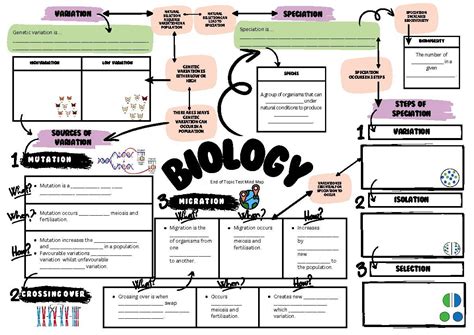 Biology Mind Map 的图像结果