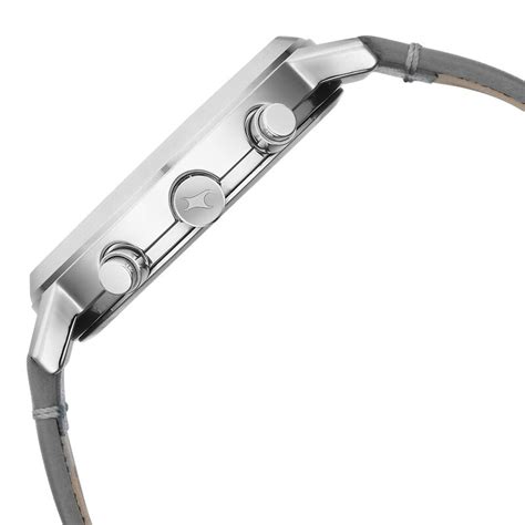 Buy Online Fastrack Kronos Multifunction Grey Dial Leather Strap Watch ...