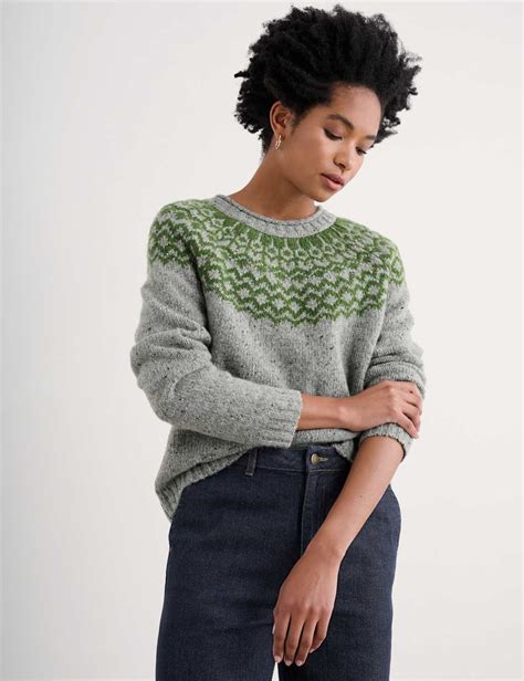 Merino Wool Rich Fair Isle Relaxed Jumper | Seasalt Cornwall | M&S