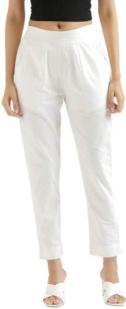 White Pants For Women - Buy White Pants For Women online at Best Prices ...