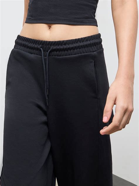 Buy Nuoflexx Black Solid High-Rise Pants from Westside