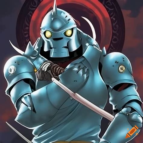 Cosplay of alphonse elric from fullmetal alchemist on Craiyon