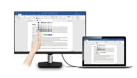 ViewSonic TD2455 24” In-Cell Touch Monitor with USB Type-C Input and ...