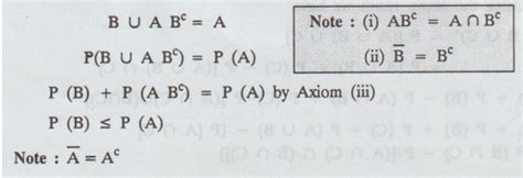 Axioms of probability - Theorem, Proof, Solved Example Problems