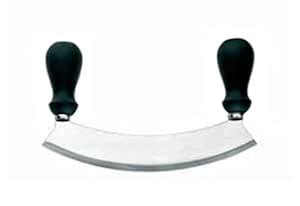 Buy Tredoni 10.2" Mezzaluna Knife Chopper Slicer Cutter, 26cm Moon ...