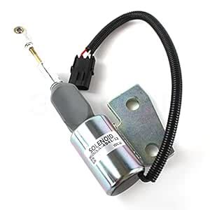 SINOCMP 3964627 3991167 SA-4941-12 12V Stop Solenoid Valve - Cut Down ...