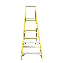 Youngman Shockproof (Fiber Glass) 7+1 Step Ladder with Platform FRP ...