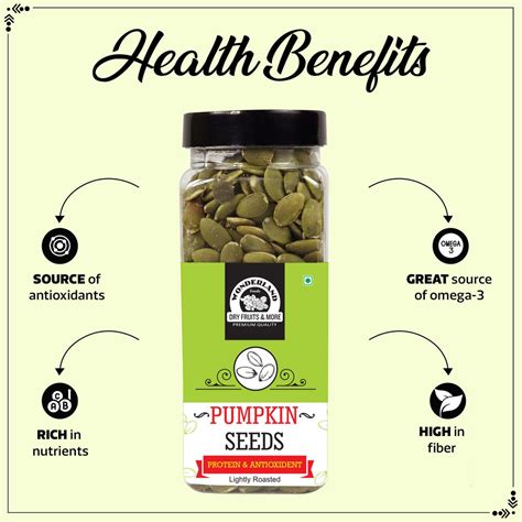 Wonderland Foods 200g Roasted Pumpkin Seeds (Kaddu Seeds) Jar