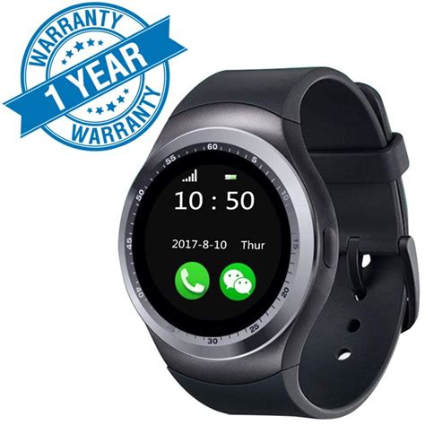 Enraciner Bluetooth Y1 Wrist Smart Watch with Camera & Touch Screen for ...