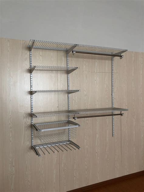 Extendable Metal Wire Shelving Closet Kits Metal Wire Shevling Closet ...