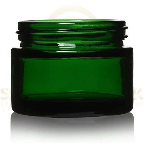 Cosmetic Glass Jar - 10gm Round Glass Jar Trader - Retailer from New Delhi