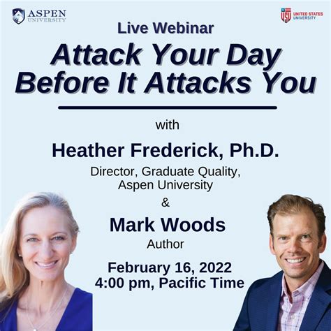 Heather Frederick on LinkedIn: Hope you can join Mark Woods and I next ...