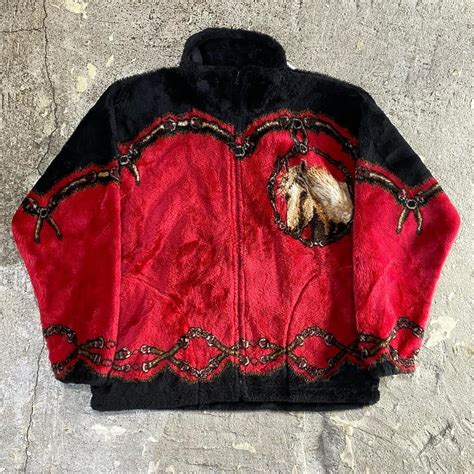 90s MAZMANIA "horse" fleece jacket 【仙台店】 | What’z up