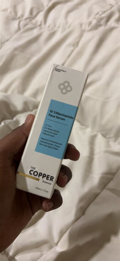 THE COPPER SCIENCE 10% Niacinamide Anti-acne Face Serum With 2% Alpha ...