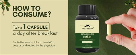 Rasayanam Ashwagandha KSM-66 (500 mg) | Extra Strength Natural ...