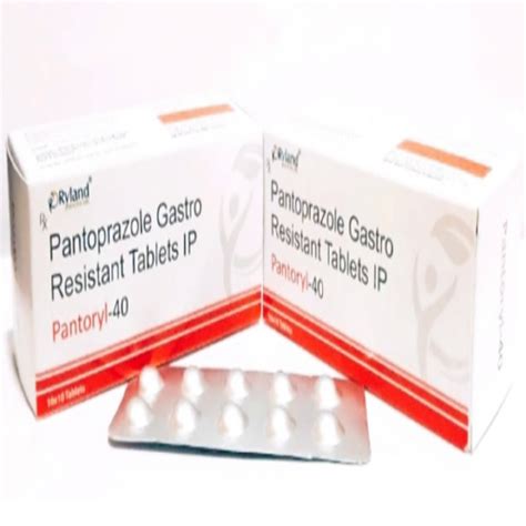 Pantoryl 40 - Pantoprazole Gastro Resistant Tablets IP - Ryland Health Care
