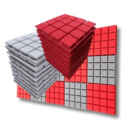 MMT Acoustix® 54 Pc Turbo Acoustic Foam, Level Sound Recording ...