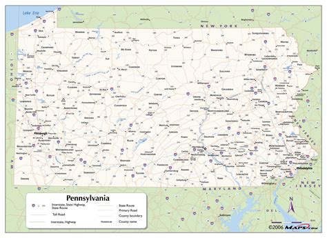 Pennsylvania Map