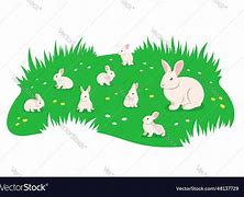 Image result for Mother Rabbit and 5 Bunnies