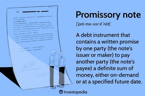 What Is a Promissory Note 的图像结果