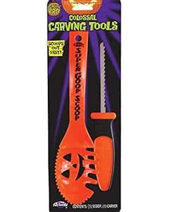 Buy Deluxe Colossal Pumpkin Carving Tools for Halloween by Fun World, 1 ...