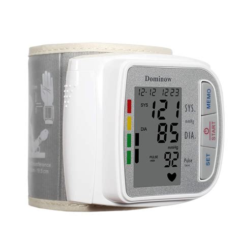 Blood Pressure Monitor For Wrist Cuff Accurate Automatic Pressure ...