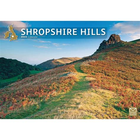 SHROPSHIRE HILLS A4 CALENDAR 2024 : Amazon.in: Office Products