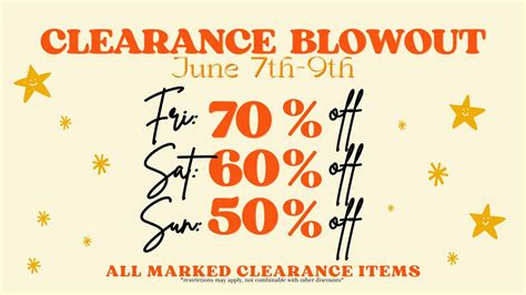 OUAC 96th Street: Clearance Blowout Weekend!, 7325 E 96th Street ...