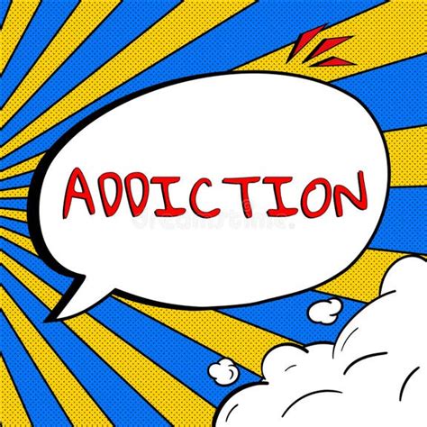 Text Caption Presenting Addiction. Word Written on Condition of Being ...